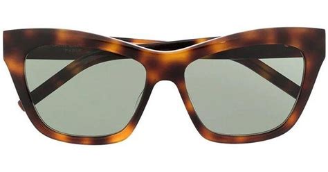 ysl brown sunglasses|who makes YSL sunglasses.